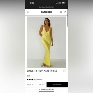 Rumored Sunset Strip Maxi Dress